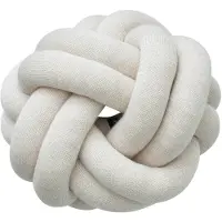 Design House Stockholm Knotenkissen Creme