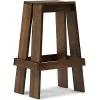 Normann Copenhagen Barhocker, 75 cm, braun gebeizt, Esche