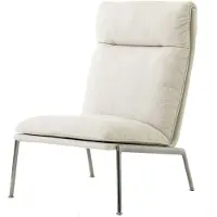 &tradition Muno LN16 High Back Lounge Chair, chrom / cifrado 0221