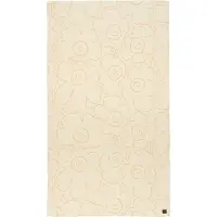 Marimekko - Piirto Unikko Tagesdecke 160 x 260 cm, off-white / peach
