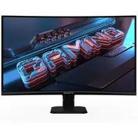 Gigabyte GS27QCA 27" QHD Gebogener Gaming-Monitor – 2560 x 1440, 180Hz, 1ms, 250 cd/m², FreeSync, HDR Ready, HDMI 2.0, DisplayPort 1.4, 68,6 cm (27"), 2560 x 1440 Pixel, Quad HD, LED, 1 ms, Schwarz
