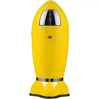 M. Westermann & Co. GmbH Wesco Mülleimer Spaceboy, Abfallsammler, Abfalleimer, Stahlblech, Lemonyellow, 35 L, 138631-19