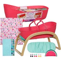 Mga BABY born 3 in 1 Pinplay Bassinet, Puppenbett/Kinderbett, 3 Jahr(e)