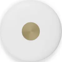 Northern Glint LED-Wandleuchte - , Glint, dimmbar, Weiß, für Wohnzimmer, Glas, Design