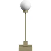 Northern Design Tischlampe Snowball, dimmbar, alu / grau / zink, für Wohn- / Esszimmer, Metall, Design, Tischlampe