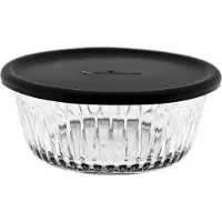 Pasabahce Frezya Frischhaltedosen aus Glas mit Deckel, Set 4x 330 ml