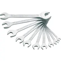 Hoenderdaal Doppelmaulschlüsselset 450N, 10-teilig, SW 6-32 mm, CV-Stahl, Sechskant