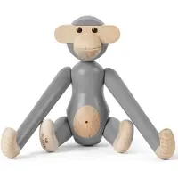 Kay Bojesen Denmark Kay Bojesen - Holz-Affe mini, grau