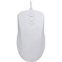 Contour Design Design Active Key ClassicClean Medizinische Maus IP68 5-Tasten Kabelgebunden Weiß PMH1, Beidhändig, Optisch, USB Typ-A, 1000 DPI, Weiß
