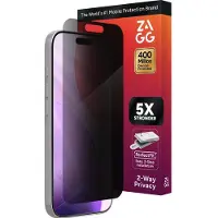 Zagg InvisibleShield Glass Elite Privacy, Apple, iPhone 17 Pro, Bruchfest, Staubresistent, Schlagfest, Kratzresistent, Schwarz, 1 Stück(e)