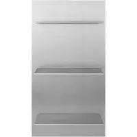 Ferm Living Lager Triple Wandregal, Höhe 65 cm, Aluminium - , Lager Triple, Metallisch, für Wohnzimmer, Aluminium, Modern