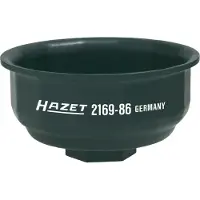 Hazet Ölfilter-Schlüssel 2169-86 Vierkant hohl 12,5 mm (1/2 Zoll) Rillenprofil