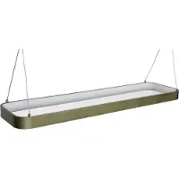 Hubsch Große Röhren-Pendelleuchte in Metallic-Grün