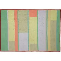 Hubsch Pavillion Decke, korall/multifarbig, 140x200 cm - HÜBSCH , Pavillion, Grün, für Wohnzimmer, Stoff / Textil