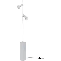 Hubsch - Stehlampe - Hellgrau - 18x20xh160cm