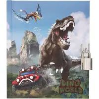 Dino World Tagebuch mit Hängeschloss