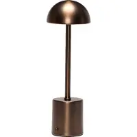 Hubsch - Taten Tragbare Lampe - Brüniertes Messing - 10x10xh30cm