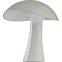 Louis Poulsen Rumee 220 PORTABLE Akkutischlampe, grau, IP44 - , Rumee 220, dimmbar, Grau, für Wohnzimmer, Kunststoff, Design