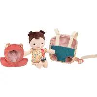 Lilliputiens Baby Jeanne Und Babytrage Rosa Kinder Rosa One Size