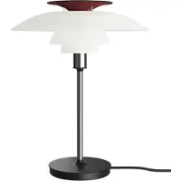 Louis Poulsen Design Tischlampe PH 80, alu / grau / zink, für Wohn- / Esszimmer, Aluminium, Skandinavisch, Tischlampe