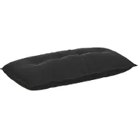 vidaXL Rückenkissen Schwarz 100 x 50 cm Cordstoff