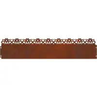 vidaXL Rasenkanten 20 stk. 103 x 0,05 x 22 cm Wetterfeststahl