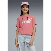 Puma T-Shirt "ESS NO 1 LOGO TEE G" Regular Fit, Kurzarm, mit Kapuze, mit Logodruck