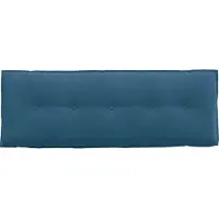 vidaXL Rückenkissen Blau 140 x 50 cm Cordstoff