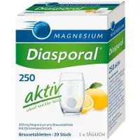 Magnesium diasporal 250 aktiv Brausetabletten 2x 2x20 St