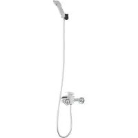 vidaXL Duschkopfset Chrom G 1/2 Zoll