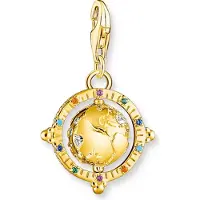 Thomas Sabo 1923-488-7 Charm-Anhänger Weltkugel Goldfarben