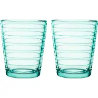 Iittala Wasserglas Aino Aalto Wassergrün 220 ml (2er-Set)