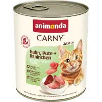 Animonda Carny Sparpaket Adult 24 x 800 g - Huhn, Pute & Kaninchen