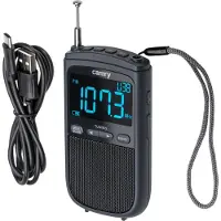 Camry | Tragbares Miniradio | CR 1905 | Weckfunktion | Schwarz