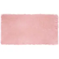 vidaXL Kunstschaffell Teppich Tafalla Rosa 80 x 150 cm Polyester
