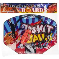 Merkloos basketballring Junior 21 x 28 cm blau/rot 2-teilig