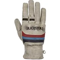 Helstons Bora Beige Blau Rot Handschuhe Größe T12