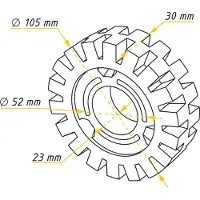 Hazet Folienradierer - 9033-6-01/5