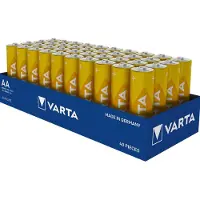 Varta Longlife AA Folie 40, Einwegbatterie, AA, Alkali, 1,5 V, 40 Stück(e), Blau, Gold
