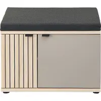 Harper Bank ILMINSTER BHT 70x50x38 cm grau