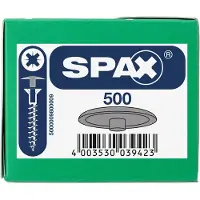 Spax Kappe R 89013 Kopfbohrung grau Kunststoff