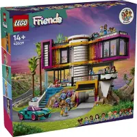 LEGO Friends Andrea moderne Villa, baubares viergeschossiges Spielzeughaus mit 11 Figuren, Bauset für Mädchen und Jungen, Geschenkidee für Jugendliche, Puppenhaus, Spielzeug ab 14 Jahren 42639