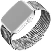 FIXED Mesh Strap for Apple Watch 38/40/41mm Silver