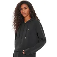 GUESS Sweatshirt V4YQ06 KCAY2 Schwarz Regular Fit