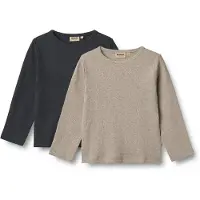 Wheat Longsleeve "2 Rib T-shirt L/S Milo" 1