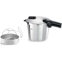 Fissler Vitaquick Schnellkochtopf – 6 L – D 22 cm – Schnellkochtopf aus Edelstahl – 2 Kochstufen – Induktion