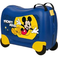 Samsonite Kinderkoffer "DREAM2GO DISNEY, MICKEY HAPPY" 30 l 4 Rollen aus Polypropylen, mit Haltegurt, mit Kreuzspannbändern im Hauptfach
