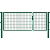 GAH Alberts Zaundoppeltür ALBERTS "Flexo", grün, B:300cm H:120cm, Stahl, Tore, Zaundoppeltür, in verschiedenen Abmessungen