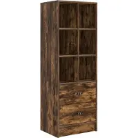 vidaXL Highboard mit Schubladen Geräucherte Eiche 45,5 x 34 x 127 cm