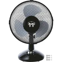 PEGRO DeKo Tischventilator 23cm, 30W, osz. B 236 Stratos sw
